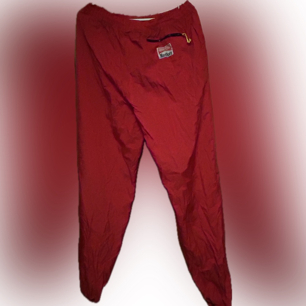 VTG Marlboro Country Tracksuit Red and Black Jacket w/ matching pants and bag - Picture 2 of 13